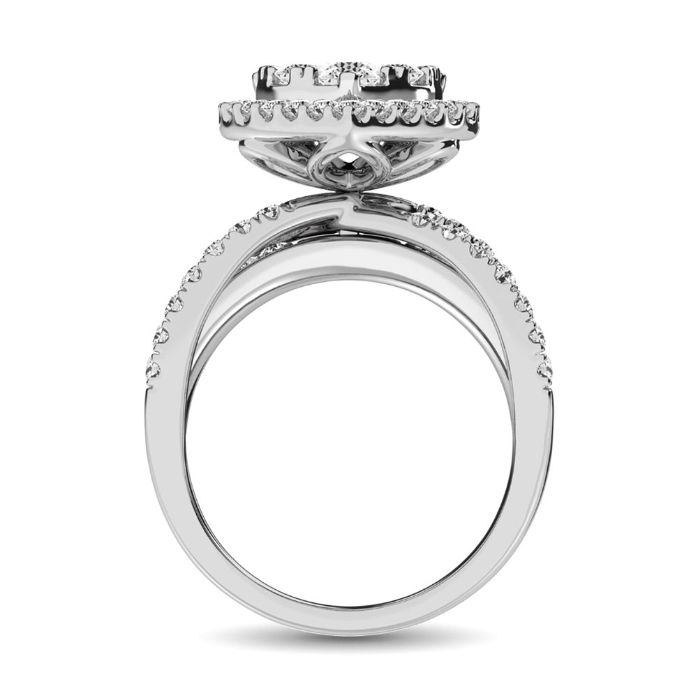 diamond engagement ring oval cut 1.00 carats 14kt gold
