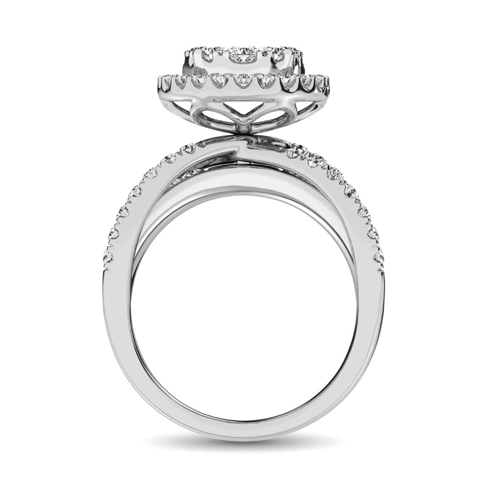 diamond engagement ring round cut 1.00 carats 14kt gold