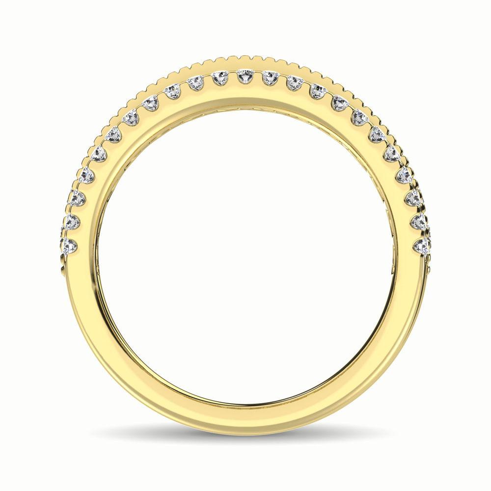 diamond anniversary band round cut 1.35 carats 14kt gold